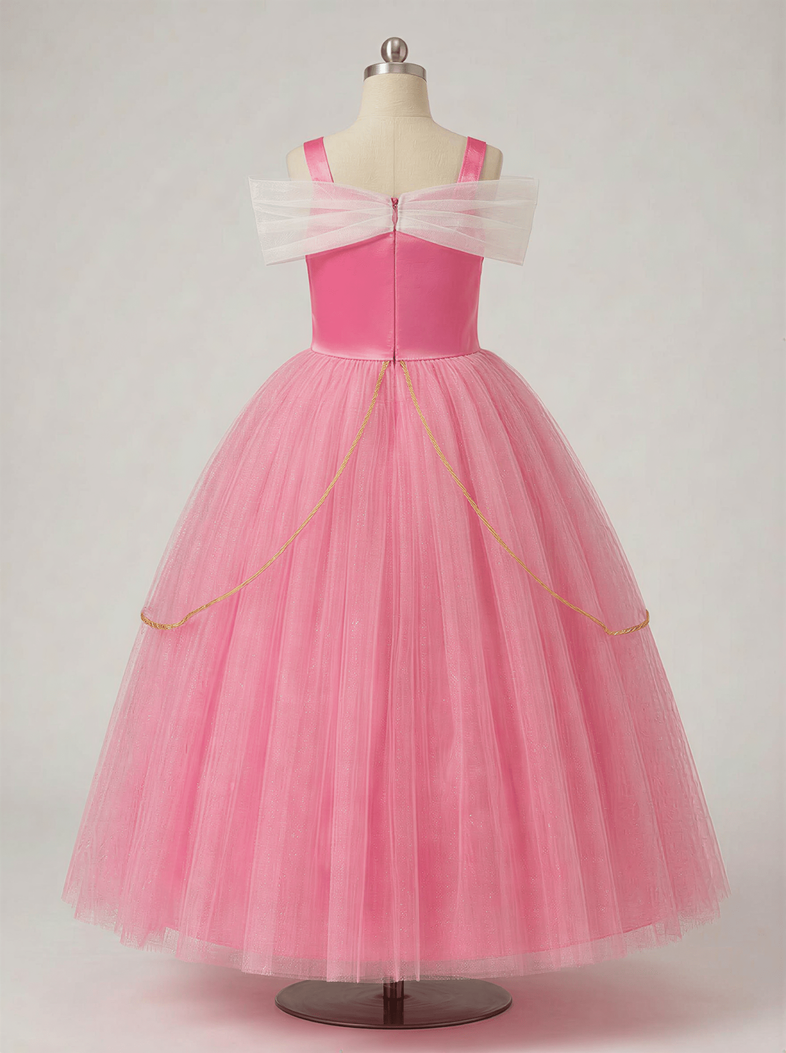 Glow in the Dark Princess Costume for Girls | Rainbow LED Light - Up Tulle Dress for Birthday Party, Cosplay, Halloween Outfit with Magic Glow - Uporpor