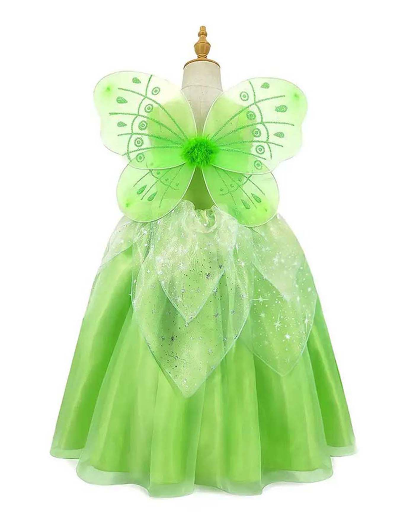 Glowing Fairy LED Dress for Girls – Magical Party & Birthday Costume - Uporpor