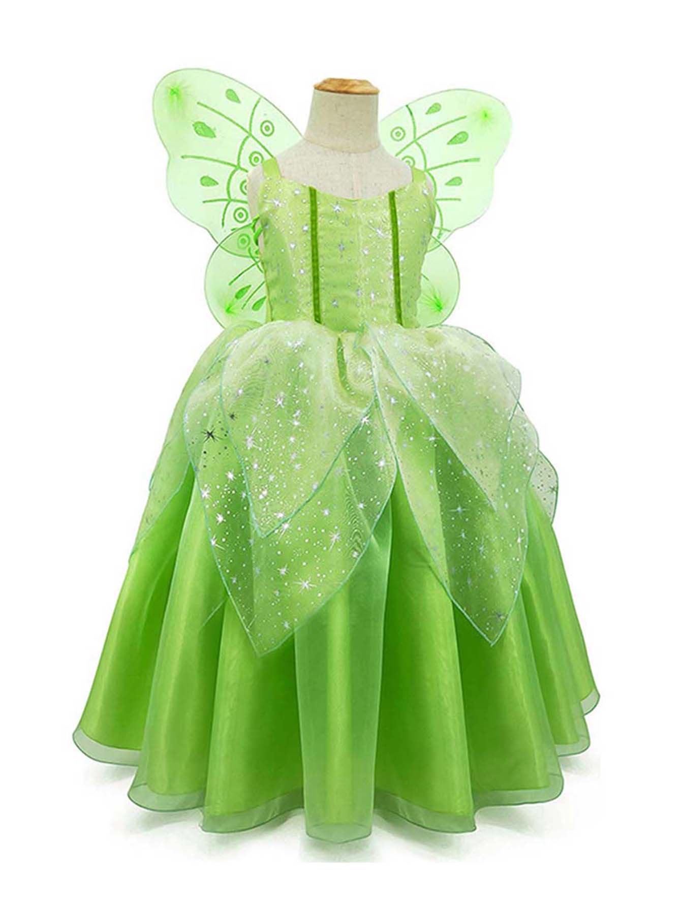 Glowing Fairy LED Dress for Girls – Magical Party & Birthday Costume - Uporpor