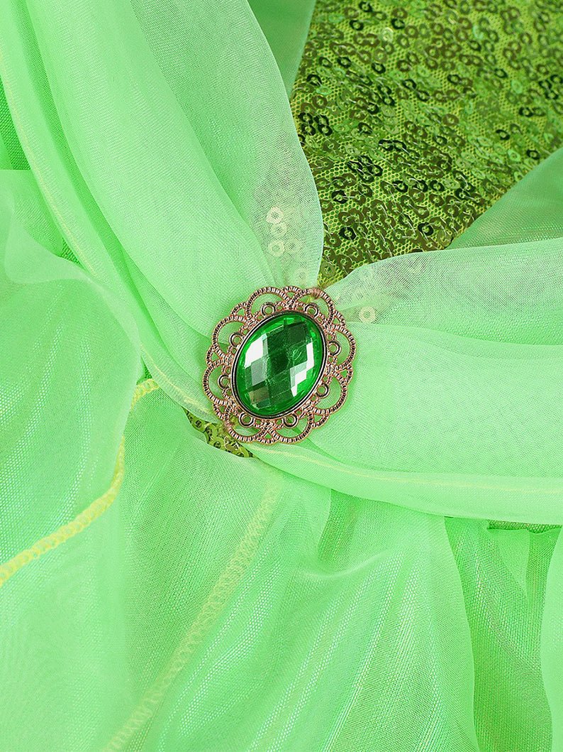 Glowing Fairy Light Up Costume for Girls Dress Up Birthday Gift Halloween - Uporpor