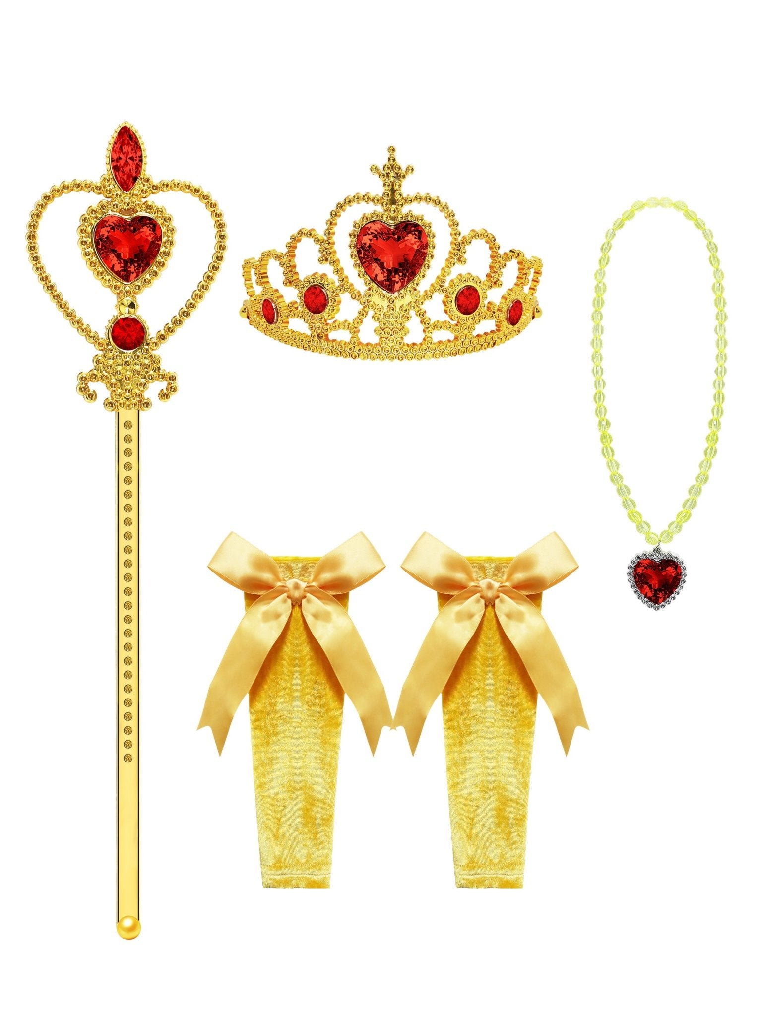 Golden Elegant Colorful Light Up Costume Set for Girls - Uporpor