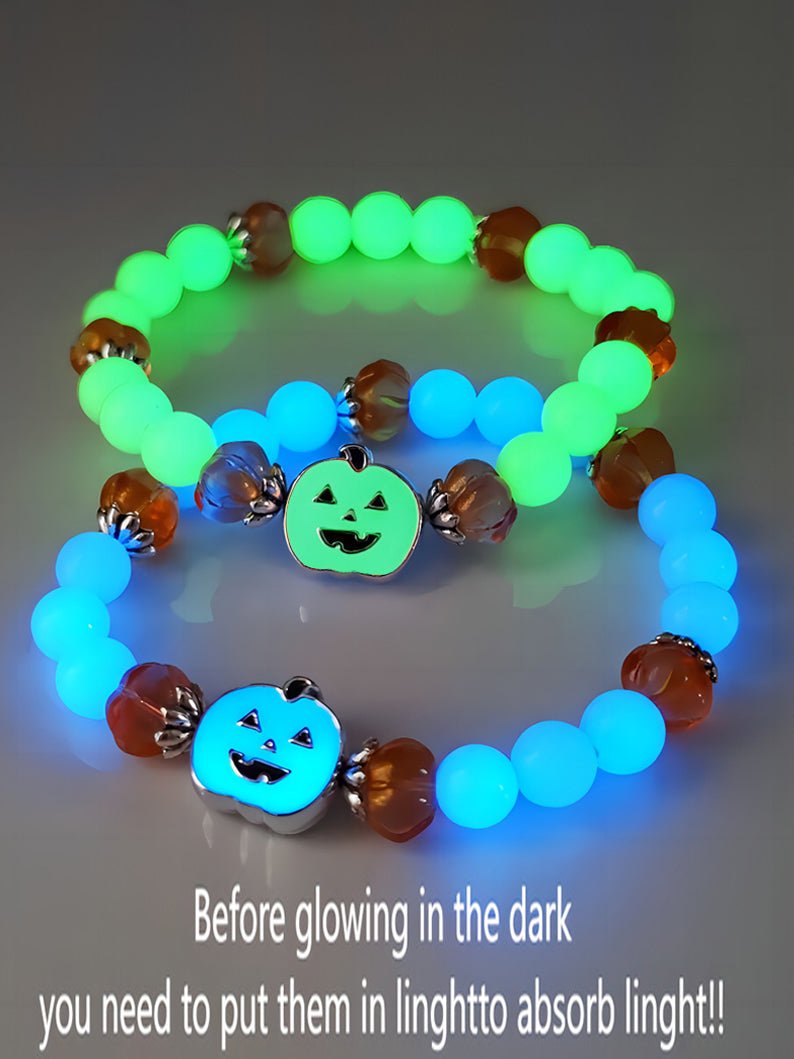 Halloween Luminous Pumpkin Bracelet（2PCS） - Uporpor