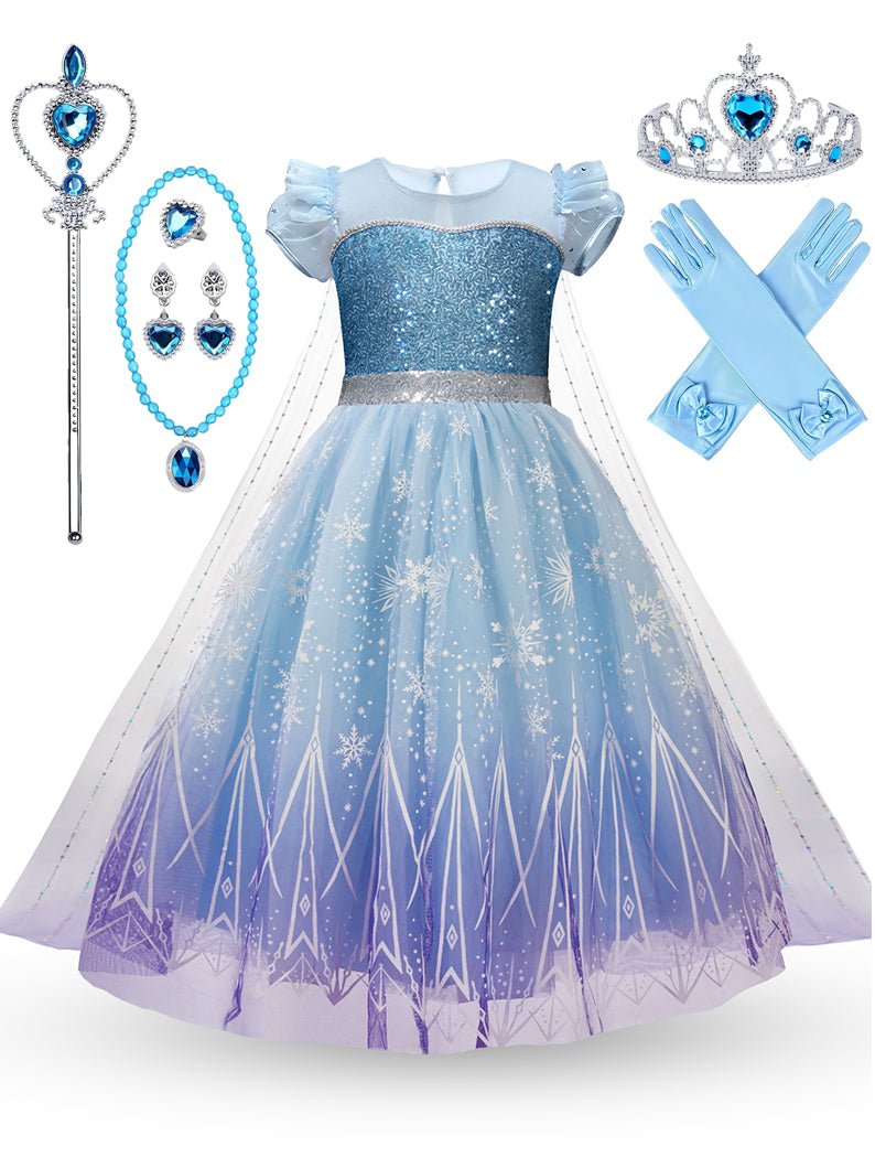 Ice Queen Costume For Girl - Uporpor