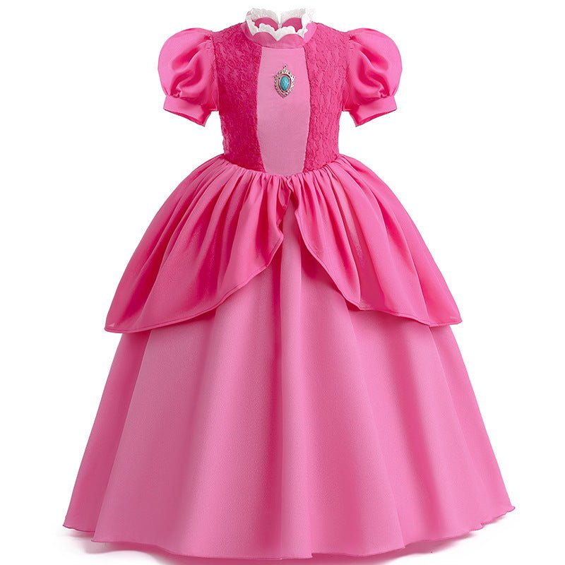 LED Light - Up Snow Princess Dress for Little Girls – Magical Glowing Costume - Uporpor