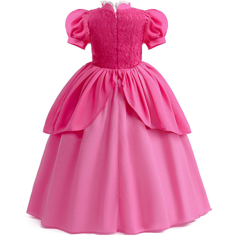 LED Light - Up Snow Princess Dress for Little Girls – Magical Glowing Costume - Uporpor