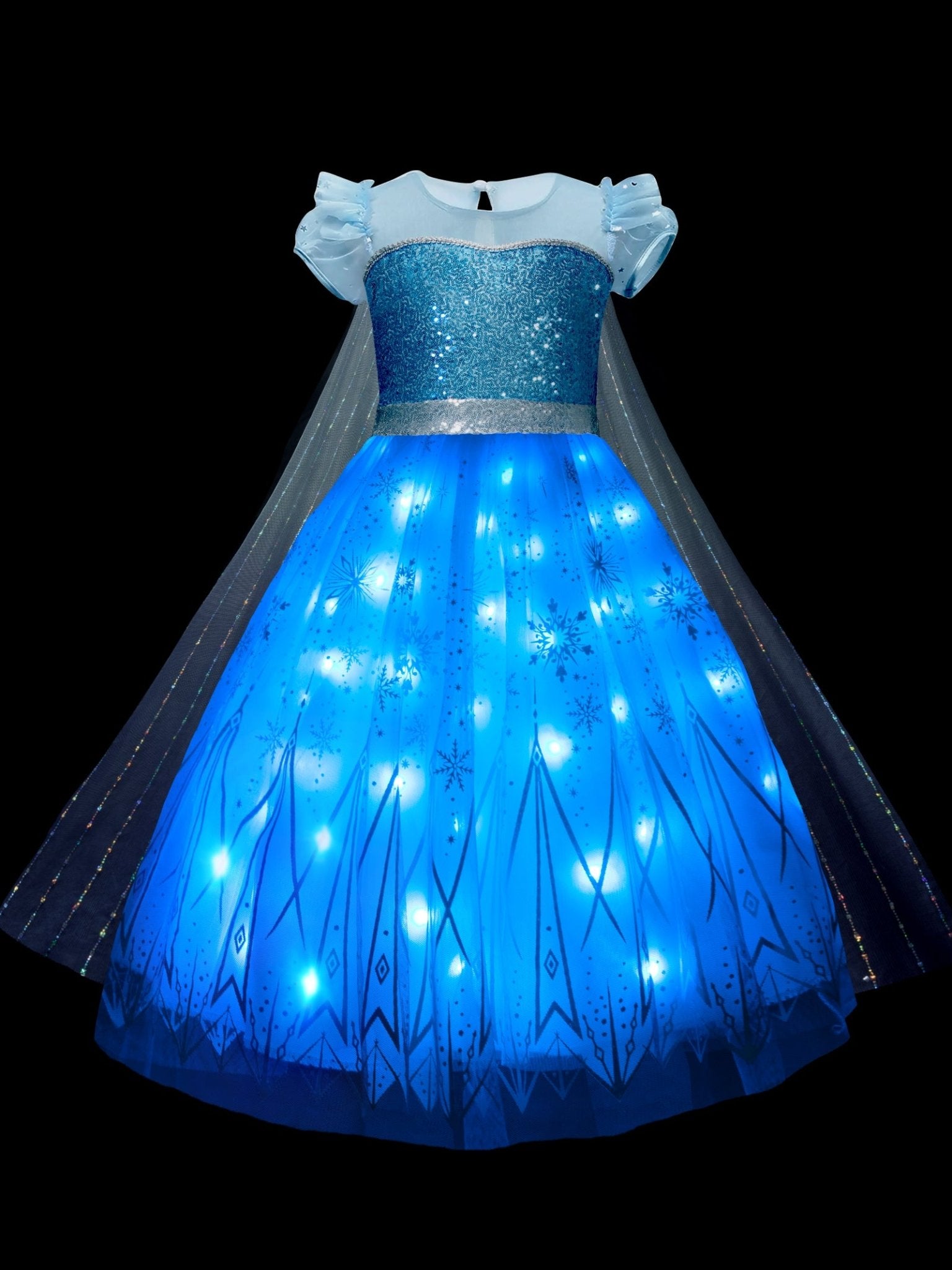 LED Snow Princess Costume For Girl - Uporpor