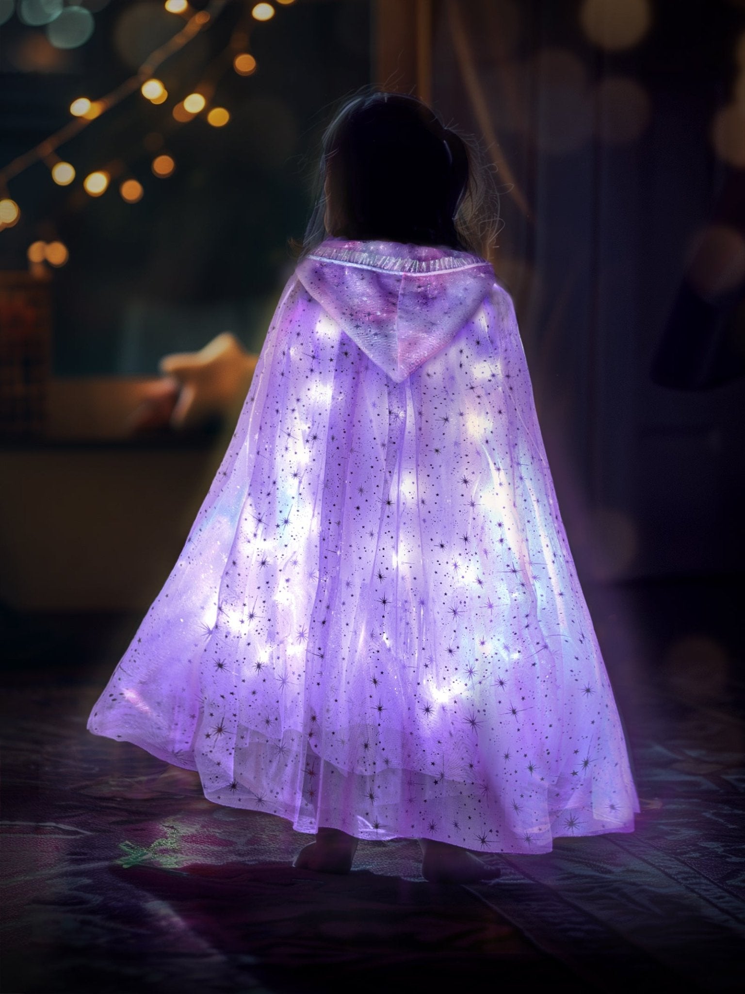 Light UP Cape for Girls - Uporpor