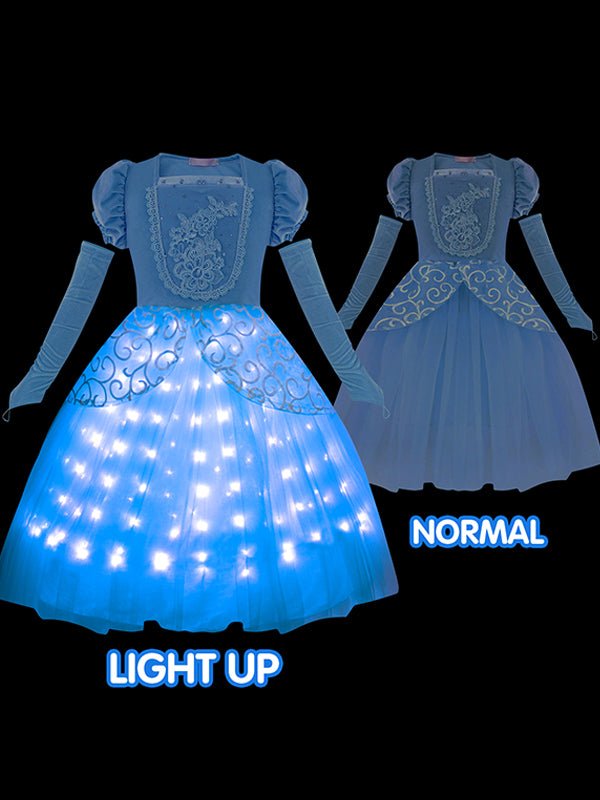 Light Up Cinderella Princess Costume - Uporpor