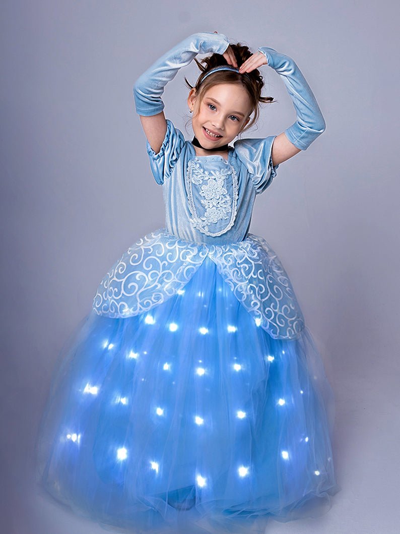 Light Up Cinderella Princess Costume - Uporpor