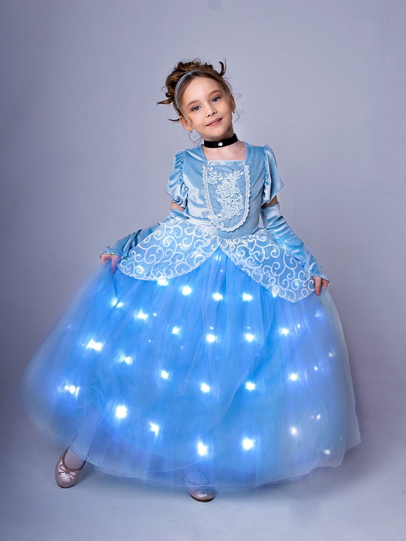 Light Up Cinderella Princess Costume - Uporpor