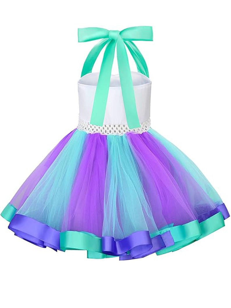 Light up Girls Mermaid Costume Tutu Ariel Dress Party - Uporpor - Uporpor