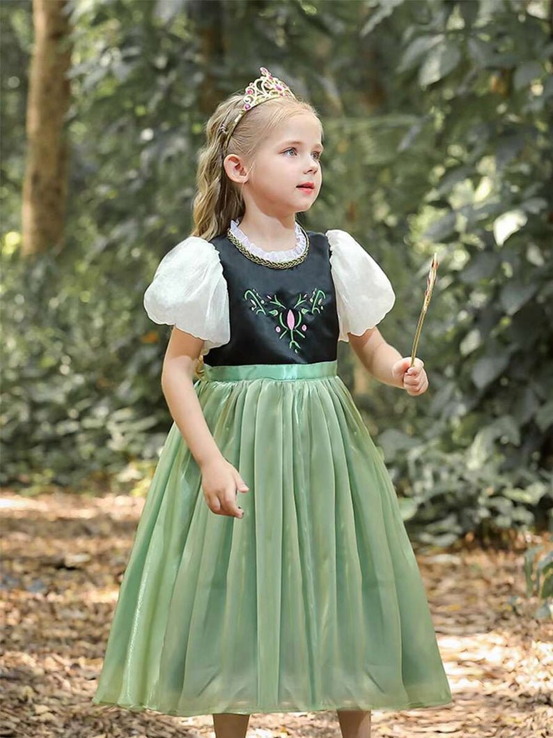 Light Up Girls Princess Anna Dress for Party - Uporpor - Uporpor