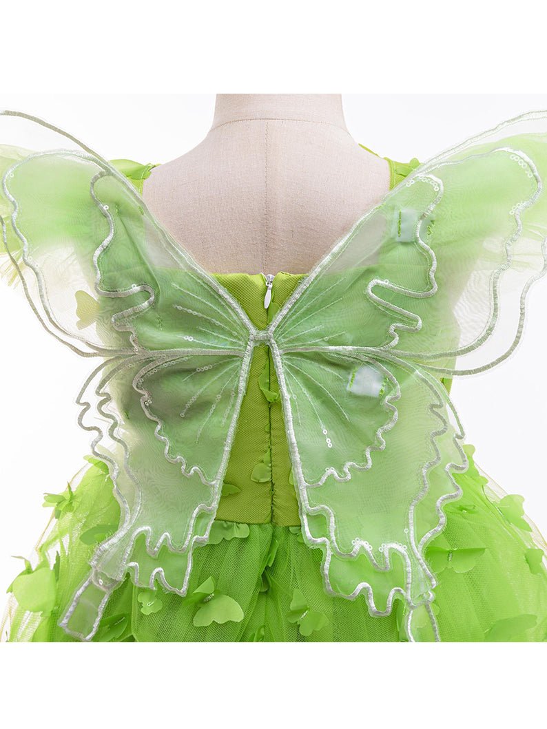 Light Up Girls' Tink Beli Fairy Tale Mesh Princess Dress - Uporpor