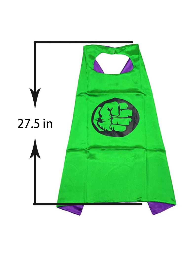 LIGHT UP GREEN SUPERHERO CAPES - Uporpor