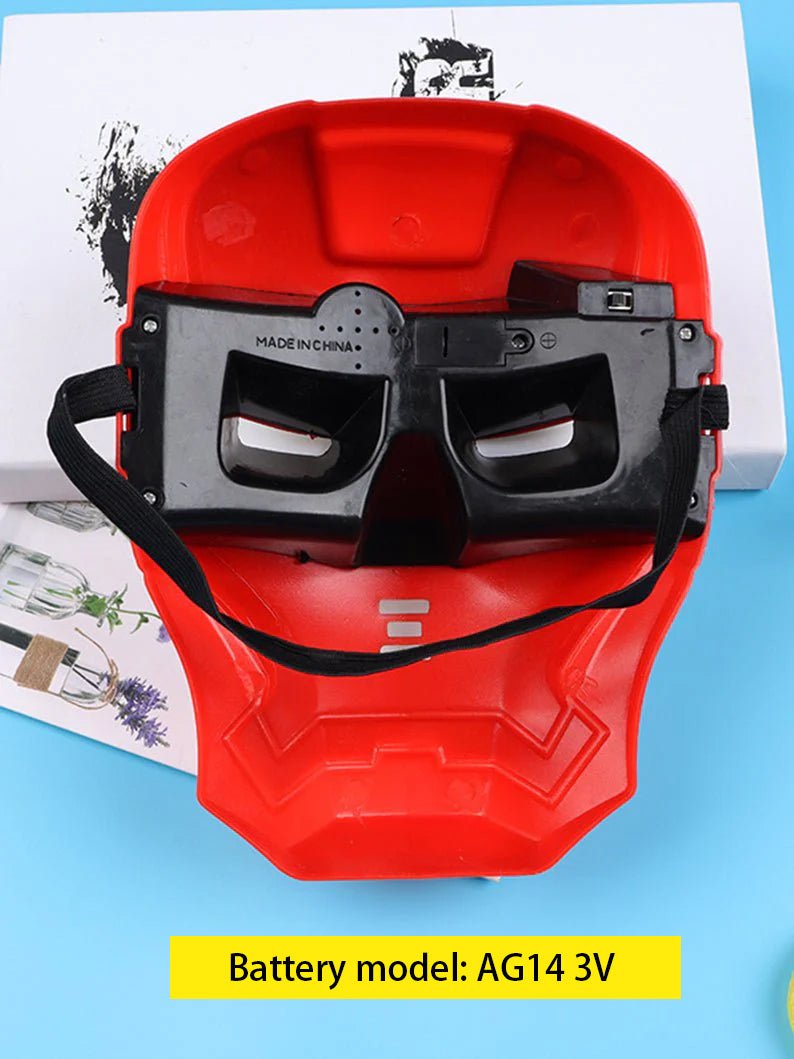 LIGHT UP IRON SUPERHERO Mask - Uporpor