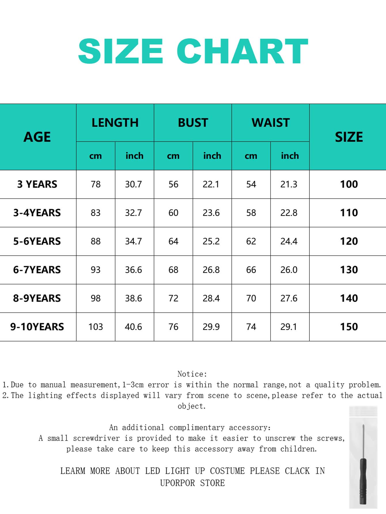 Light Up Jasmine Costume Princess Dress - Uporpor