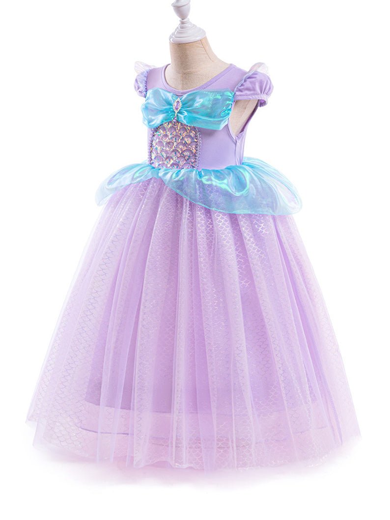 Light Up Little Mermaid Ariel Inspired Princess Dress for Party - Uporpor - Uporpor