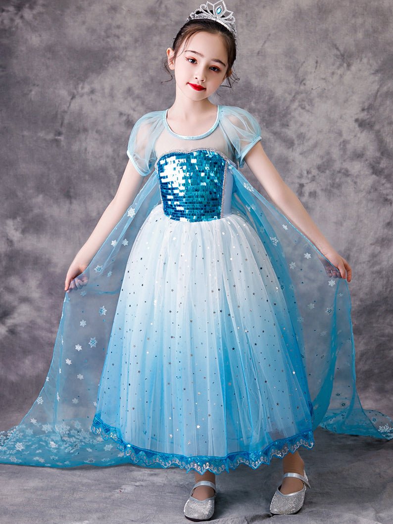 Light Up Princess Blue Ice Queen Dress - Uporpor - Uporpor