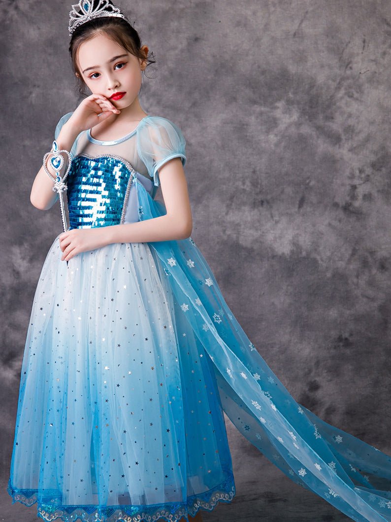 Light Up Princess Blue Ice Queen Dress - Uporpor - Uporpor