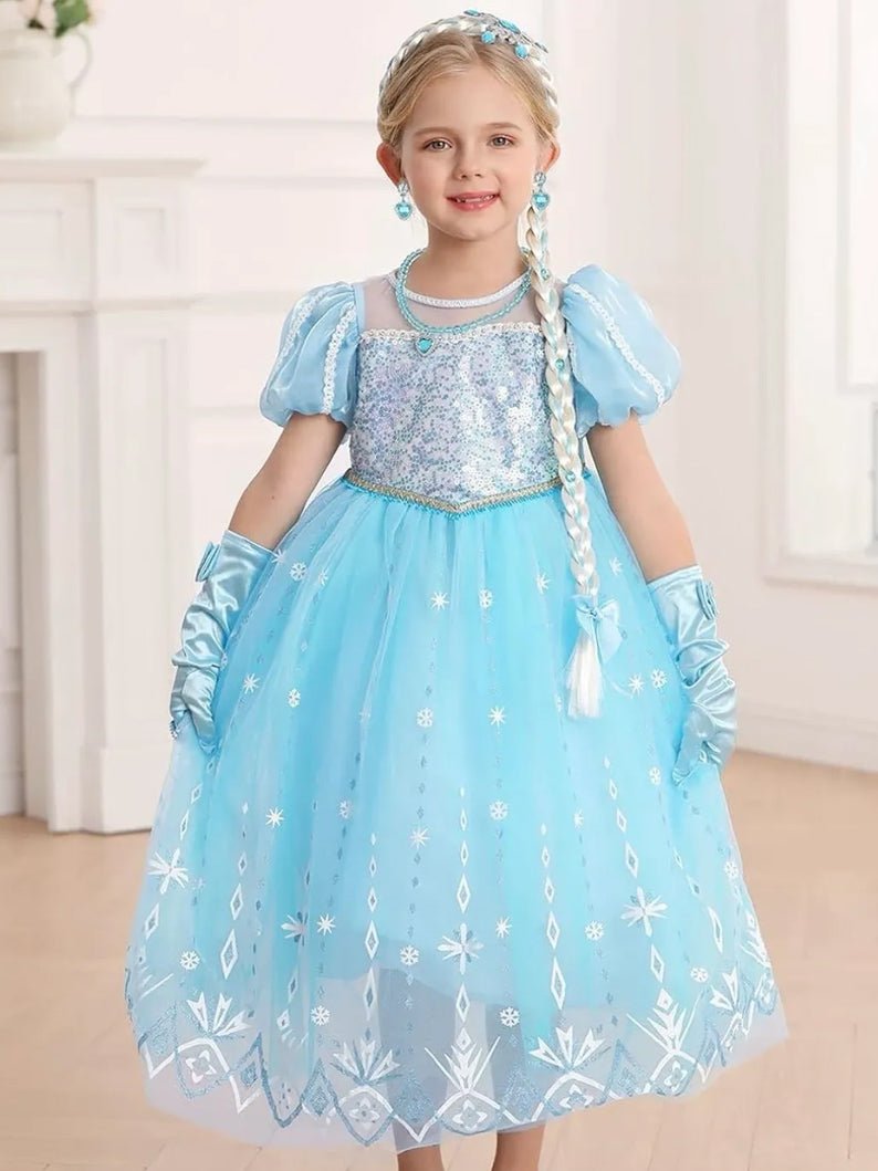 Light Up Princess Casual Dress Up for Elsa Girls - Uporpor - Uporpor