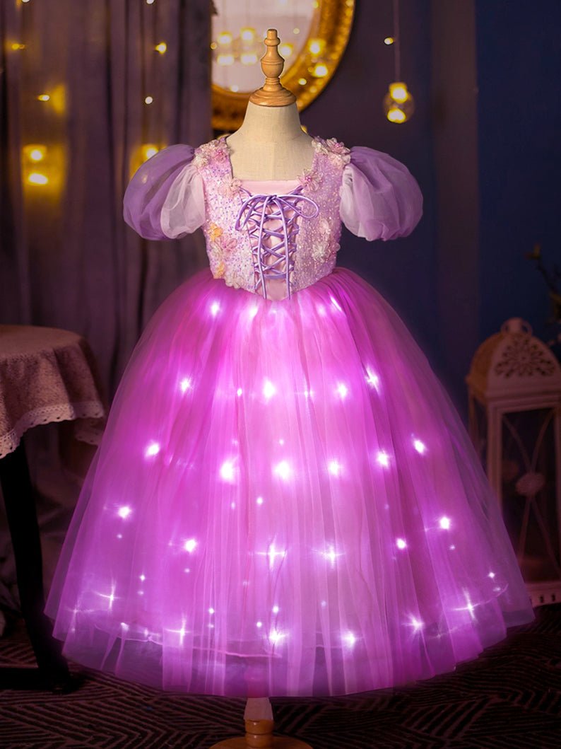 Light Up Princess Dress for Girls – LED Costume for Party and Dress Up - Uporpor