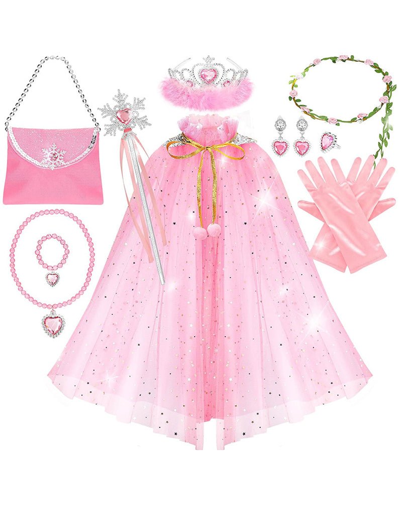 Light Up Princess Dress Up Cape for Little Girls（10PCS） - Uporpor