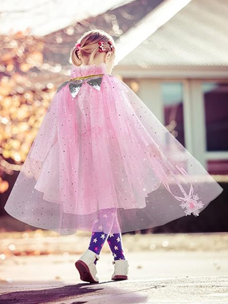 Light Up Princess Dress Up Cape for Little Girls（10PCS） - Uporpor