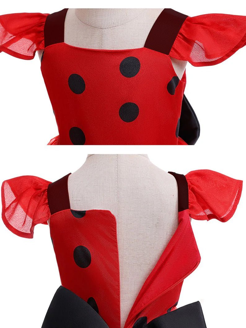 Light up Princess ladybug Costume for Girls Party - Uporpor - Uporpor
