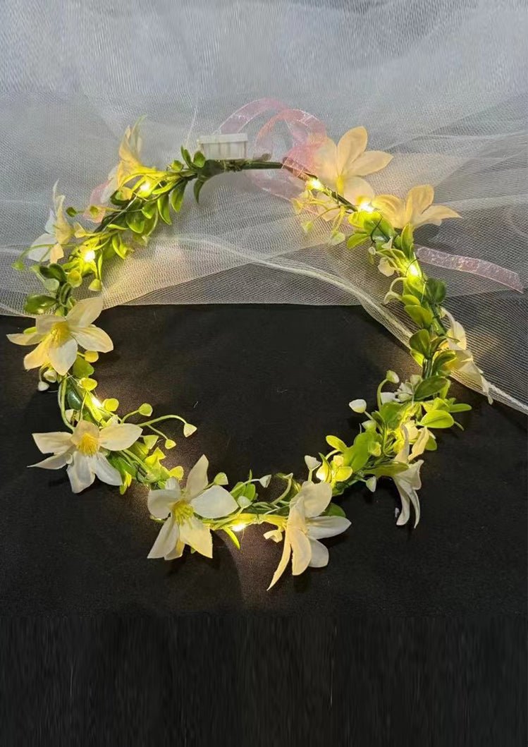 Light up Princess - Style Flower Crown for a Party - Uporpor