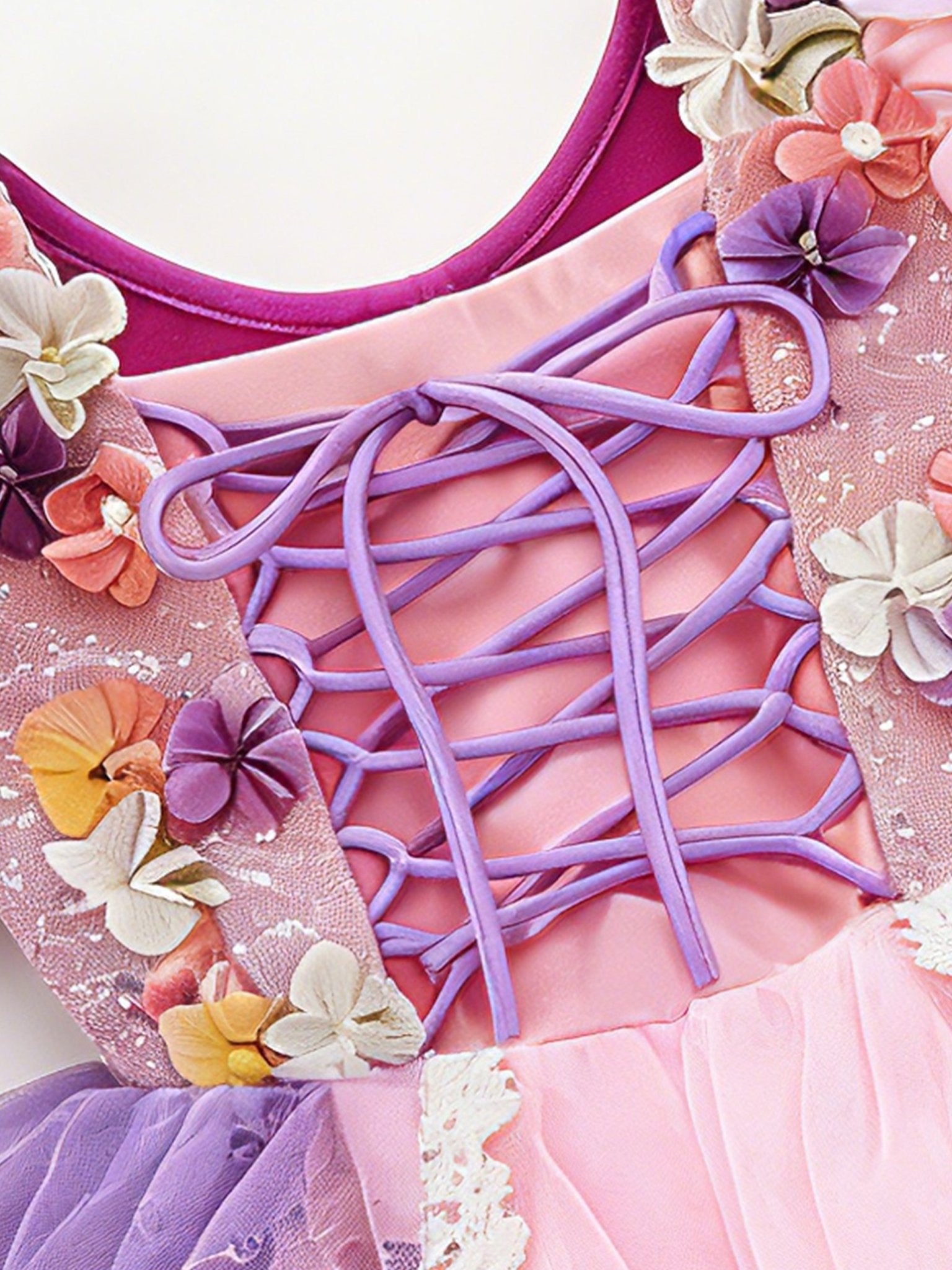 Light Up Purple Princess Dress Costume for Girls - Uporpor