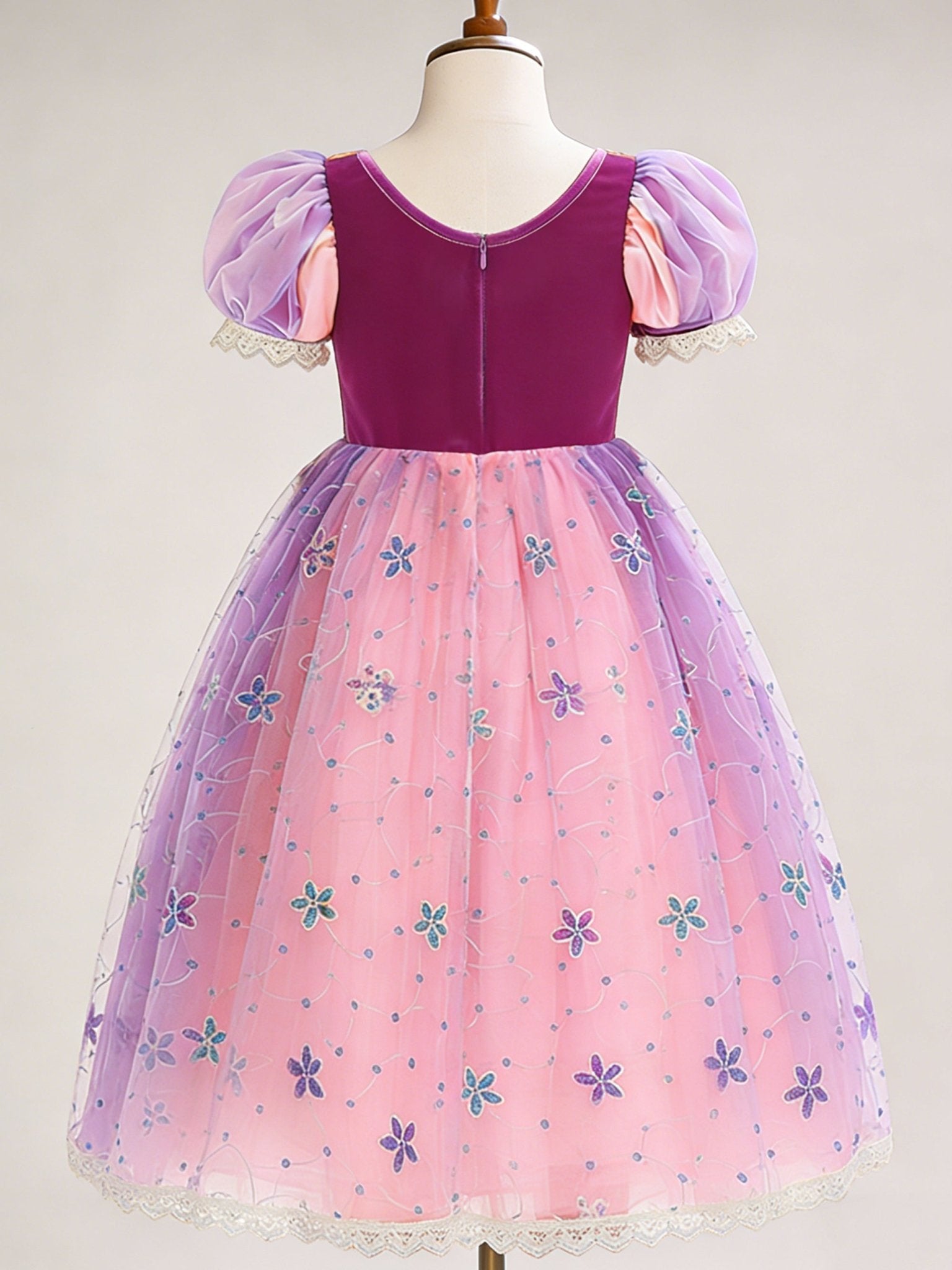 Light Up Purple Princess Dress Costume for Girls - Uporpor