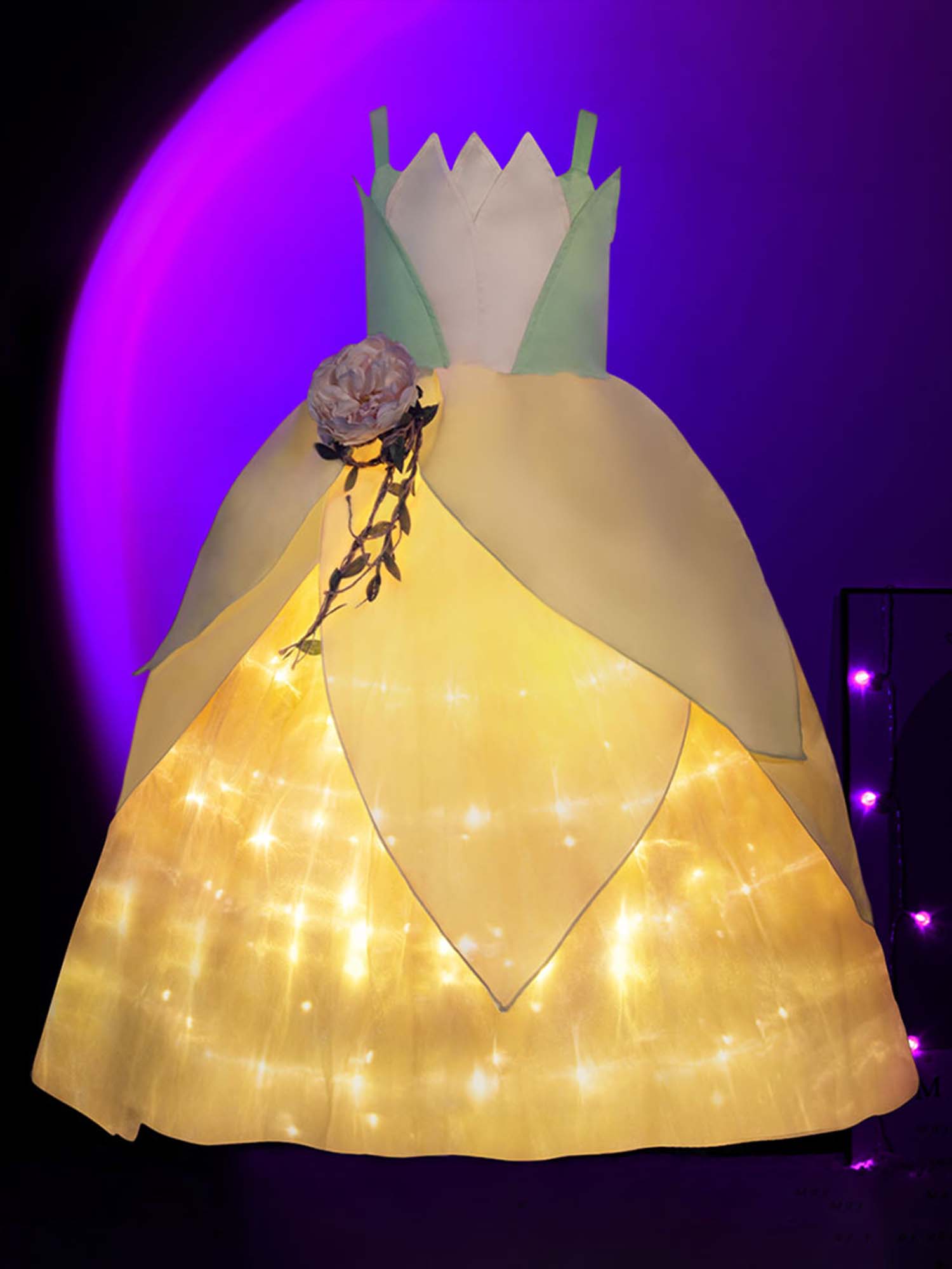 Magical Light Up Princess Dress for Girls - Perfect for Parties & Birthdays - Uporpor