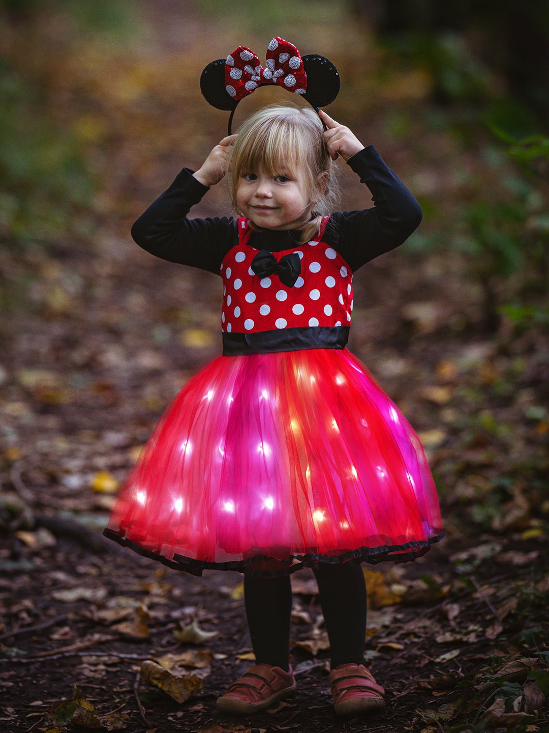 Minnie Princess Colorful Set Light Up Costume For Girl - Uporpor