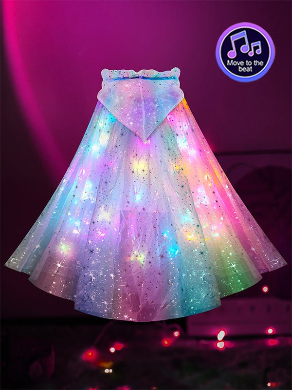 Music Light UP Cape for Girls - Uporpor