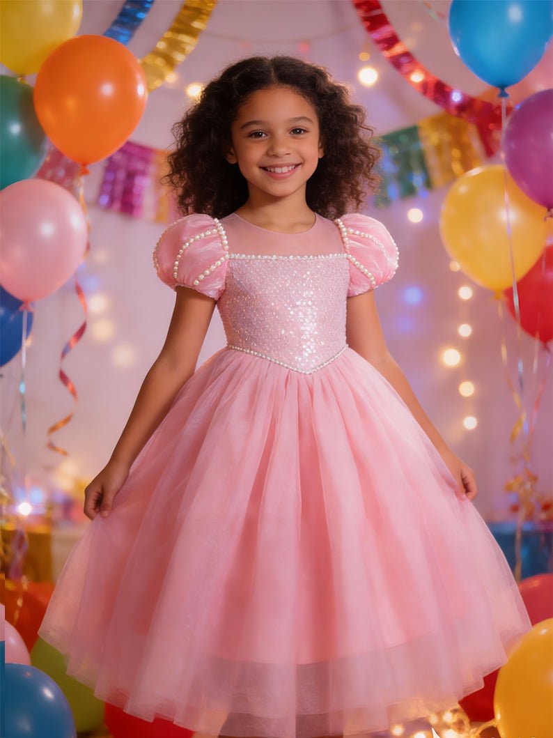 Pink Birthday Light up Princess Dress - Uporpor