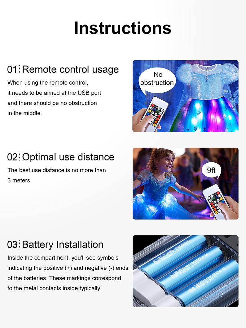 Princess Set Light Up Costume For Girl 8 - Uporpor