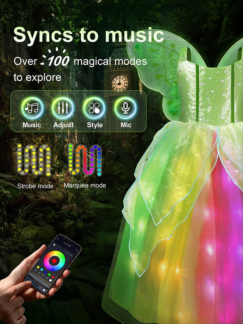 Princess Set Light Up Costume For Girl 9 - Uporpor