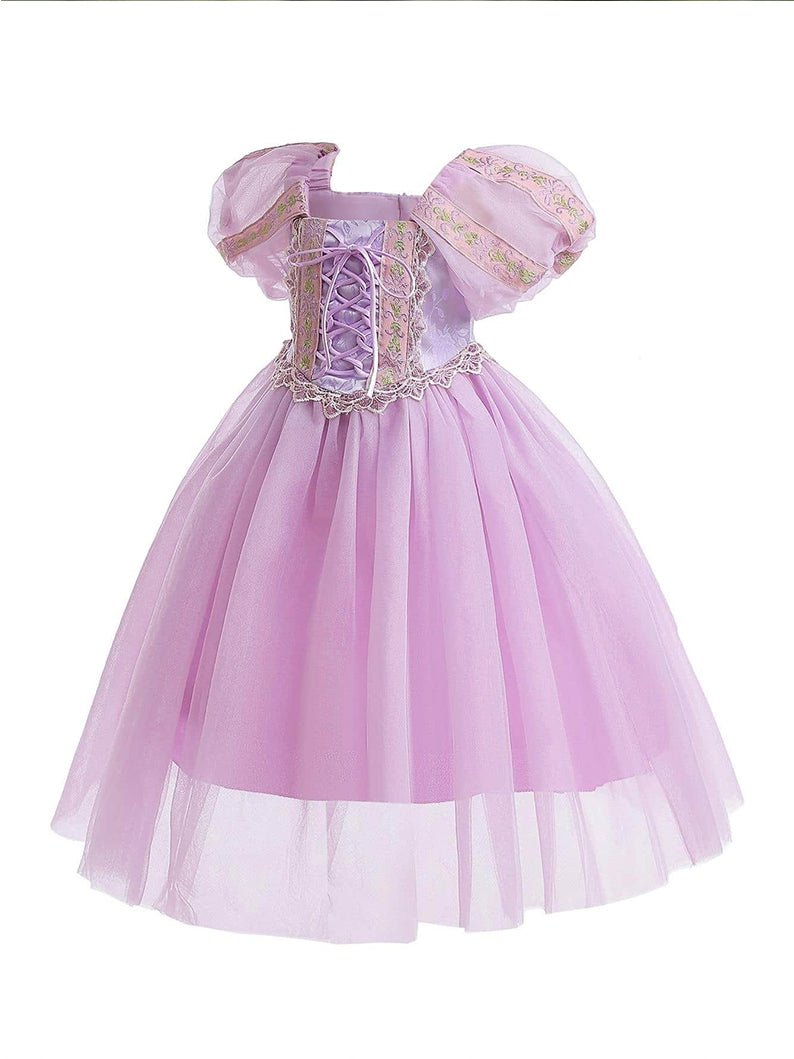 Rapunzel Girls Glowing Mesh Dress - Uporpor