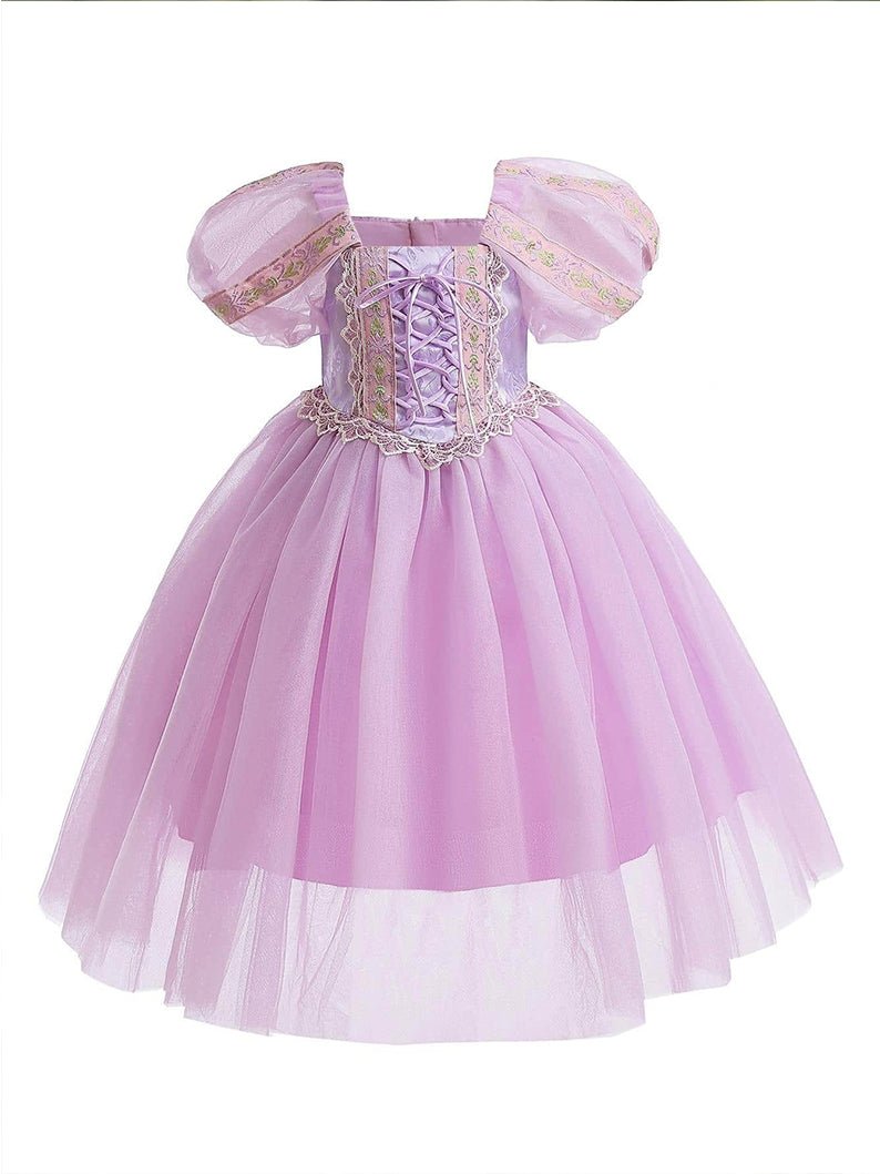 Rapunzel Girls Glowing Mesh Dress - Uporpor