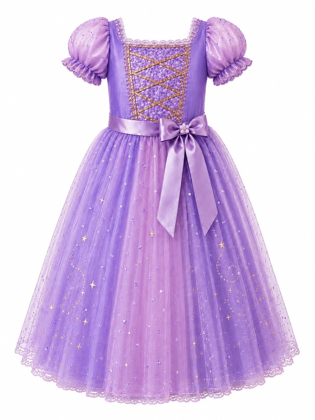 Rapunzel Girls Light up Princess Costume Dresses - Uporpor