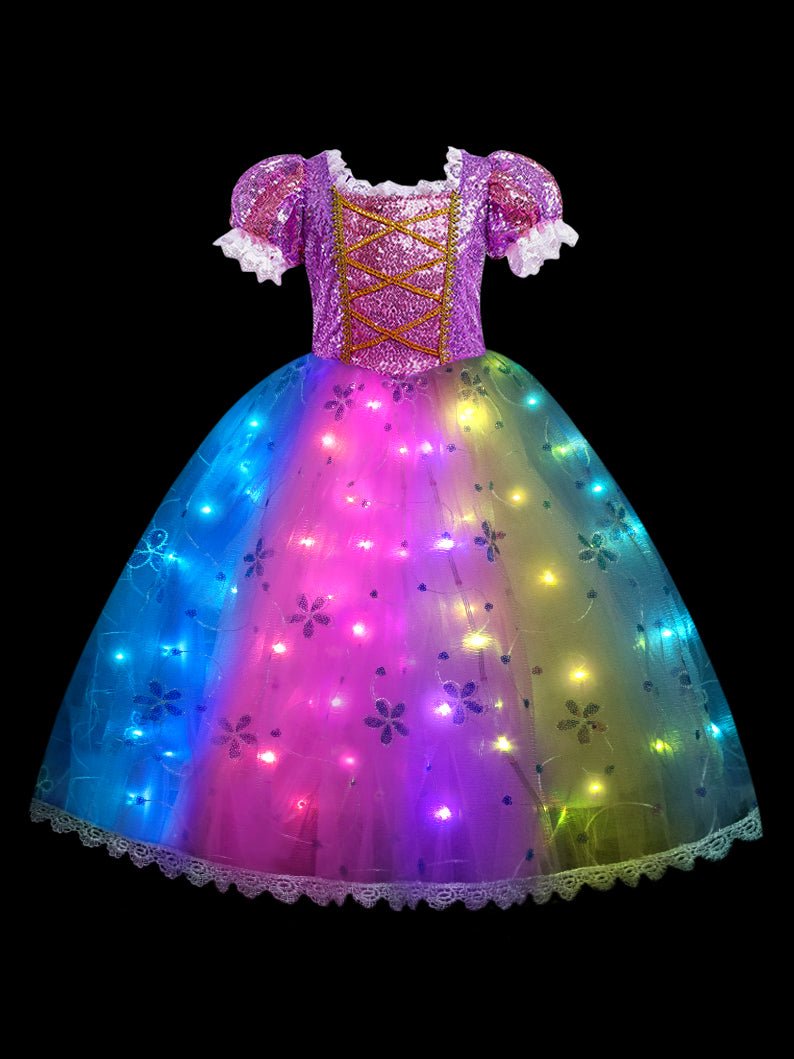 Rapunzel Multi Light Up Party Dress - Uporpor