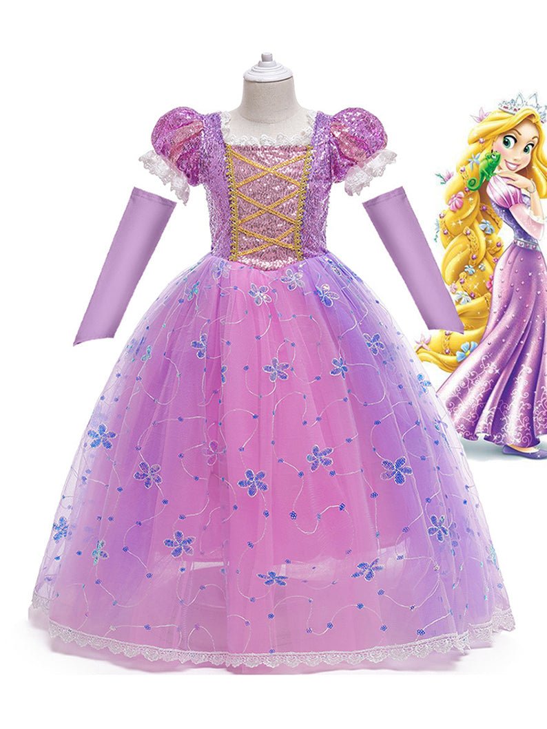 Rapunzel Multi Light Up Party Dress - Uporpor