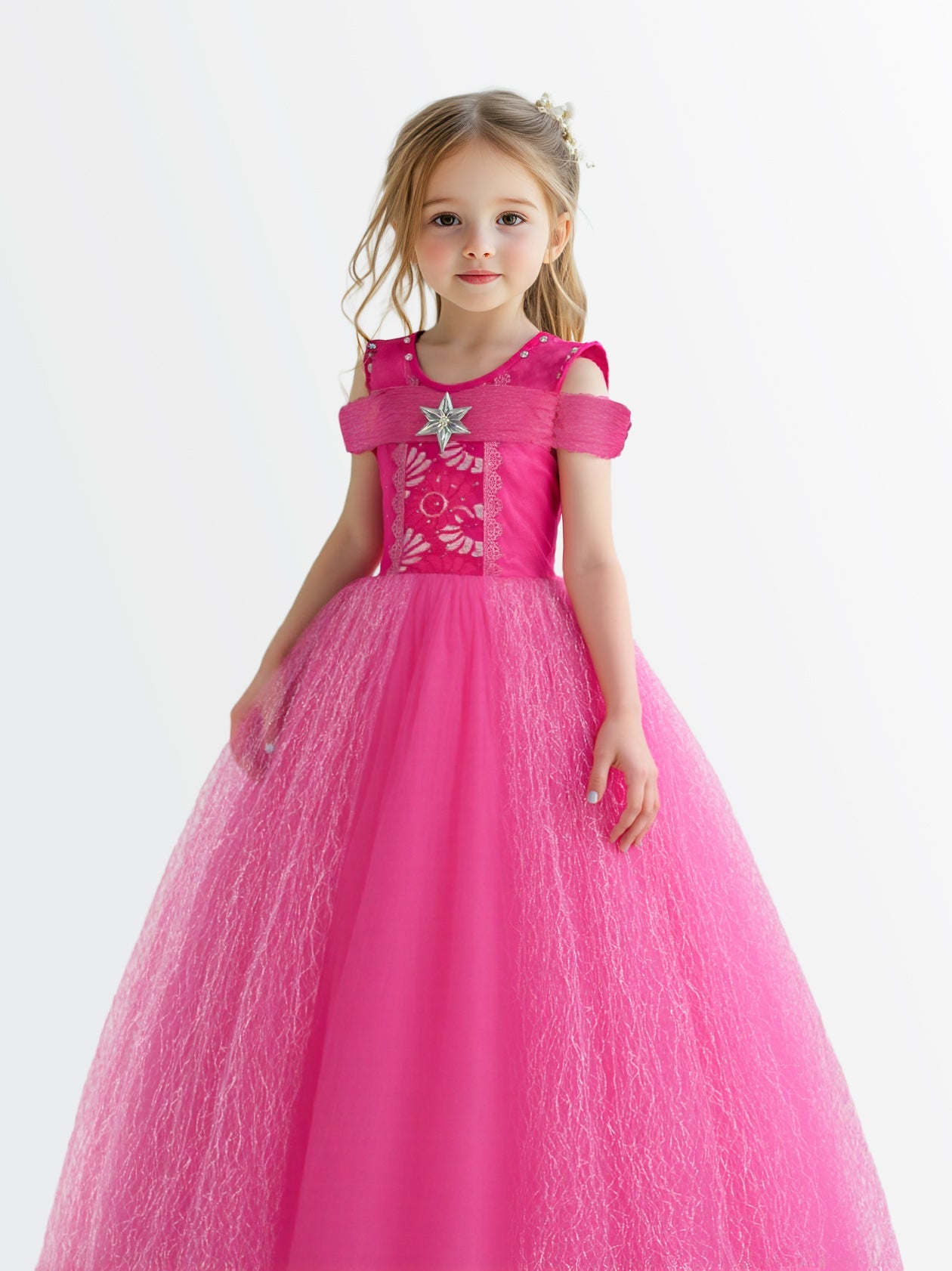 Sleep Beauty Princess Colorful Set Light Up Costume For Girl - Uporpor