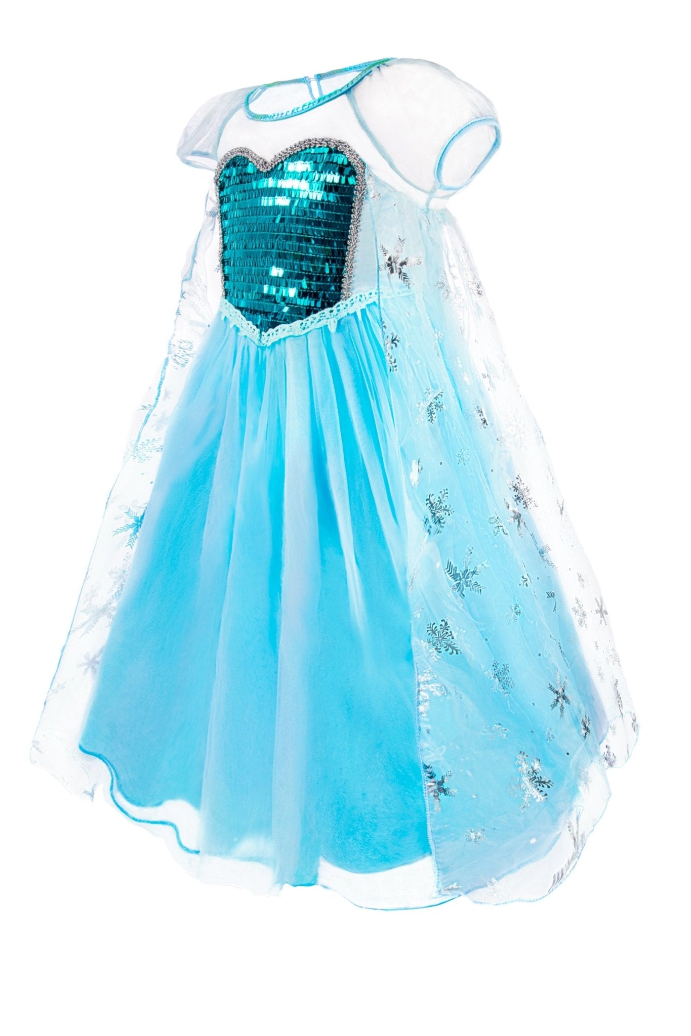 Sparkling LED Snow Princess Costume Dress for Girls - Uporpor