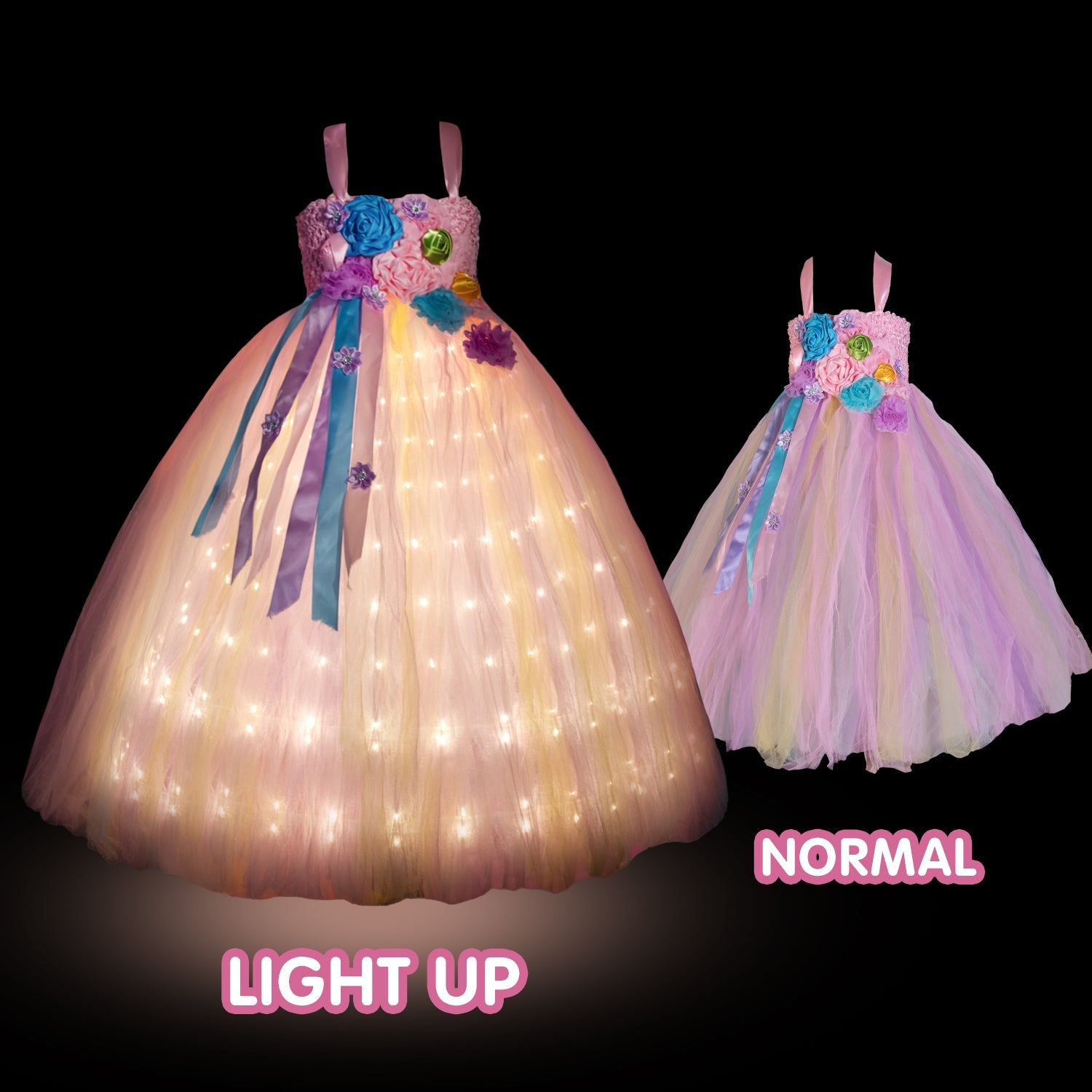 Unicorn Light Up Princess Dress - Uporpor - Uporpor