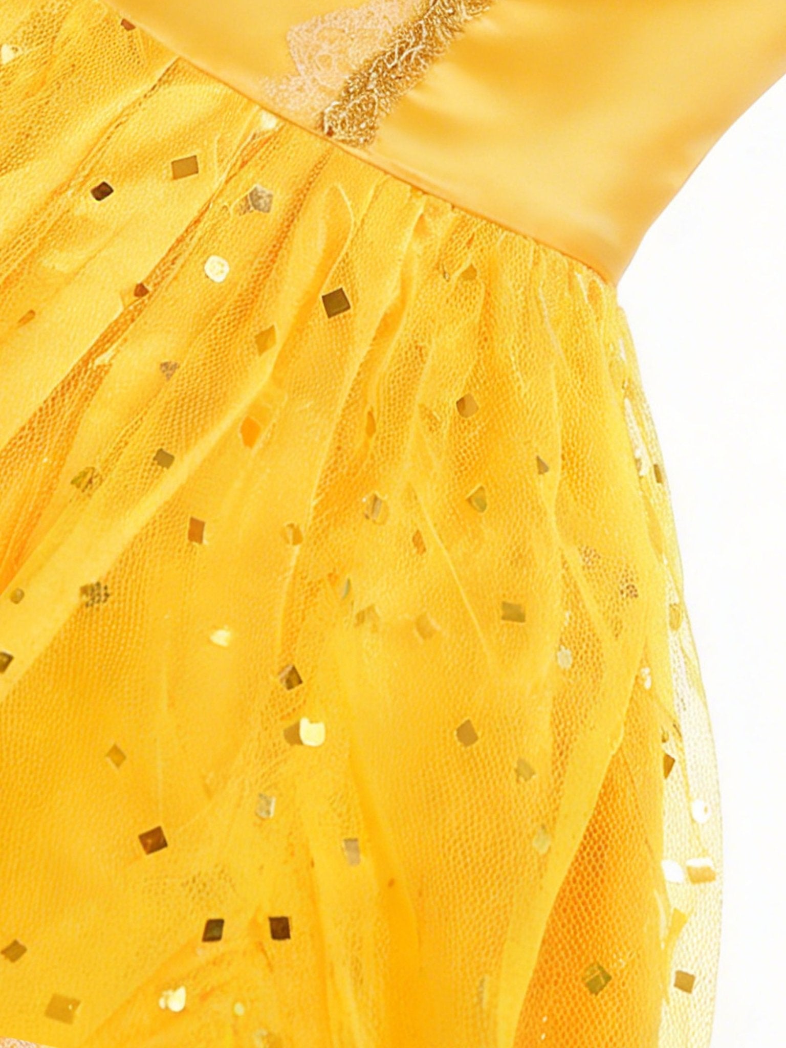 Yellow Light Up Princess Dress for Girls - Uporpor