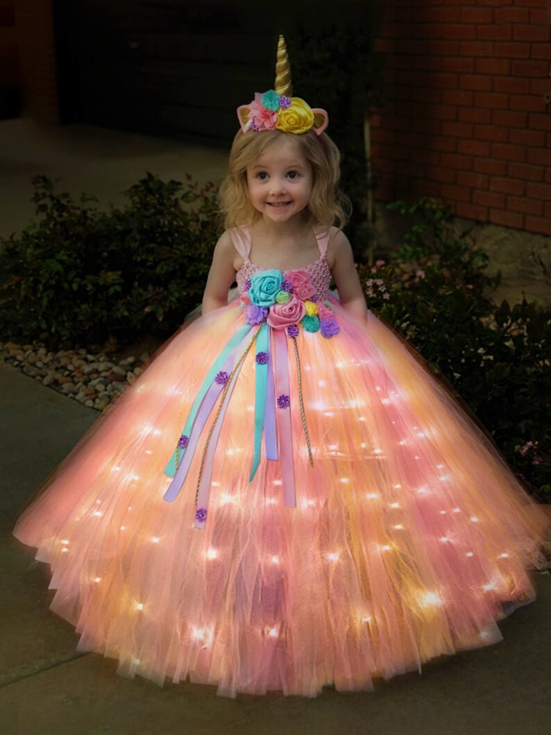 Light Up Unicorn Princess Costume