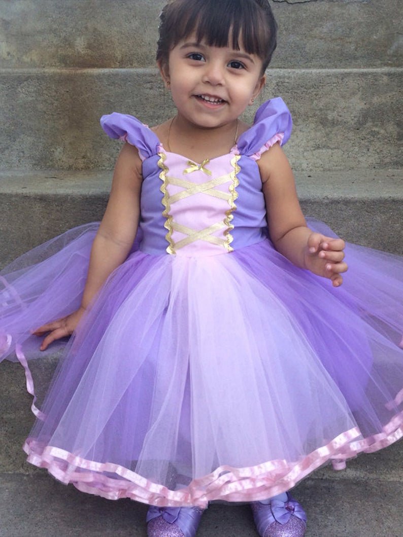 Rapunzel Magical LED Dress - Kids' Birthday Party Costume - Uporpor