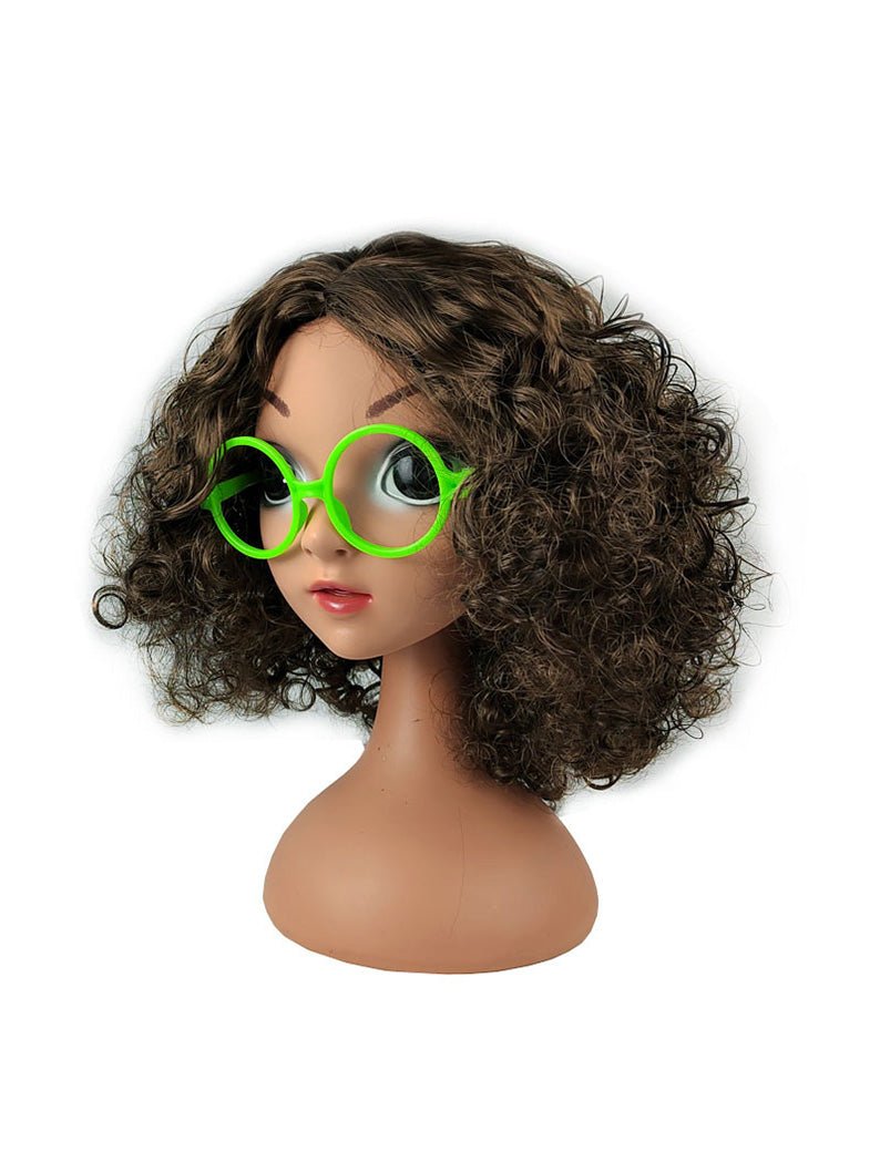 Little Girl Cosplay Wigs and glasses