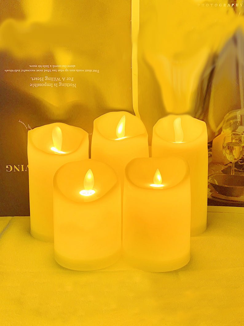 Flameless LED Candles Tea Lights for Christmas Party（5 Pcs） - Uporpor